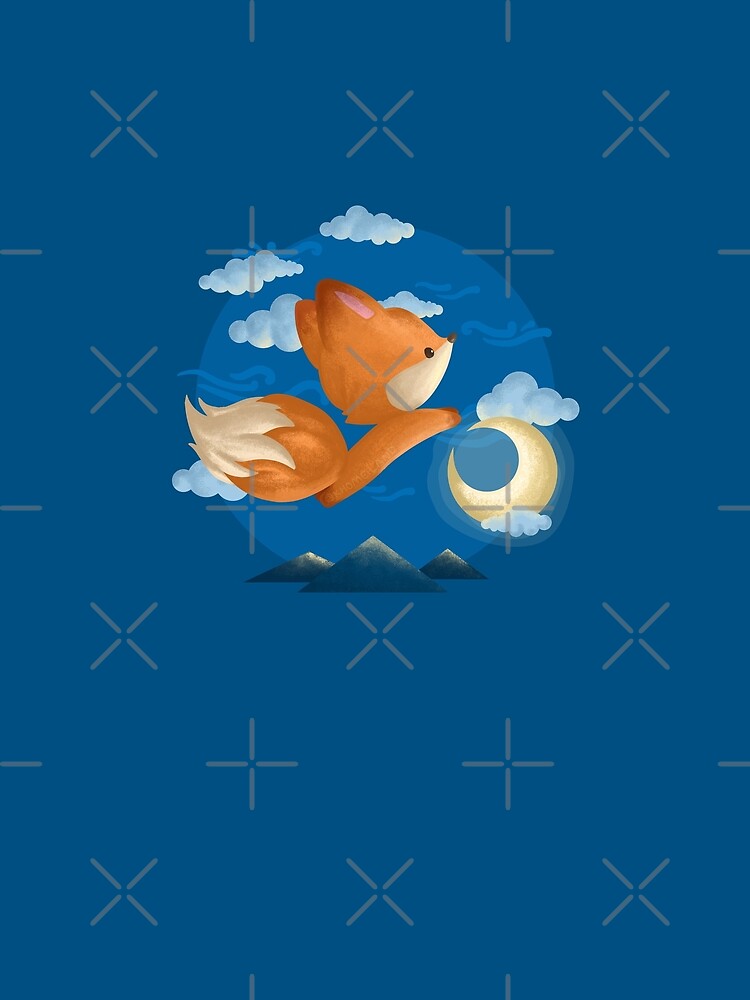 Fox Jump Over the Moon by Khotekmei T-Shirts, Hoodie, Sweatshirt | BlankRebels.com (Image 2)