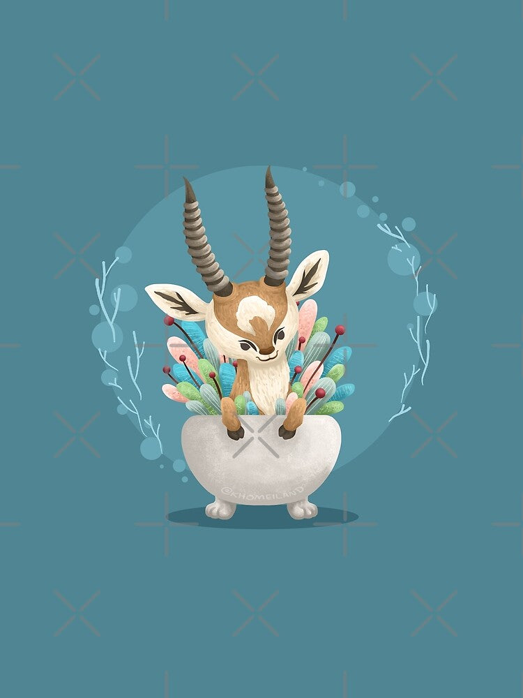 Gazelle on Pot by Khotekmei T-Shirts, Hoodie, Sweatshirt | BlankRebels.com (Image 2)