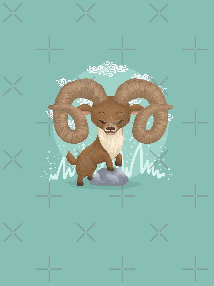 Happy Transcaspian Urial by Khotekmei T-Shirts, Hoodie, Sweatshirt | BlankRebels.com (Image 2)
