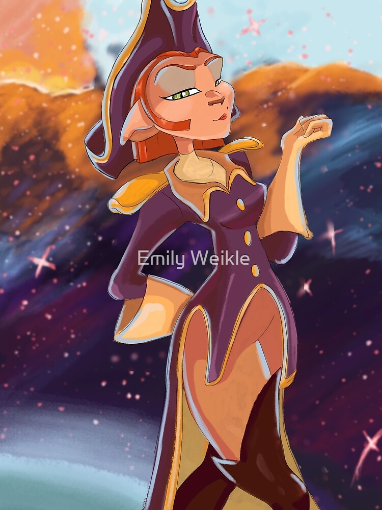 Feline Space Captain by Emily Weikle T-Shirts, Hoodie, Sweatshirt | BlankRebels.com (Image 2)