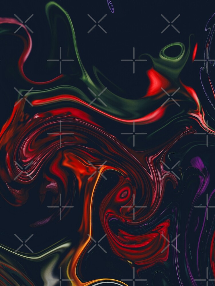 dark fluid art painting by haroulita T-Shirts, Hoodie, Sweatshirt | BlankRebels.com (Image 2)