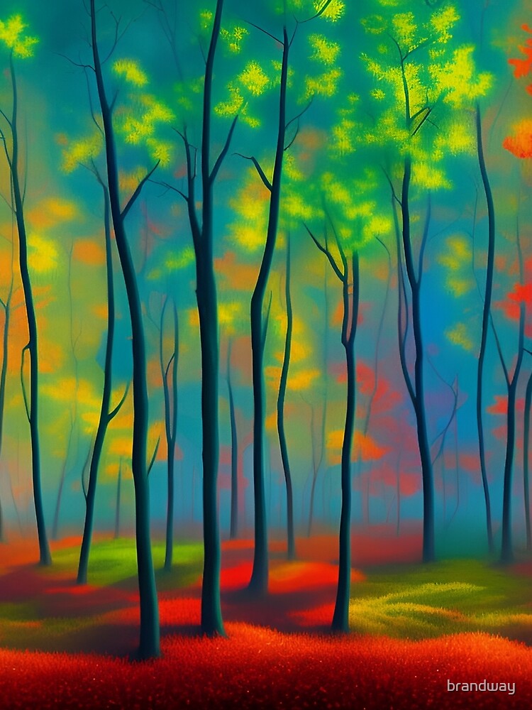 Trees in a colorful forest by brandway T-Shirts, Hoodie, Sweatshirt | BlankRebels.com (Image 2)