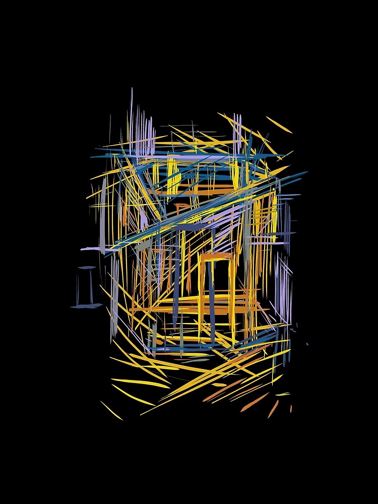Abstract architecture sketch by alohaloho T-Shirts, Hoodie, Sweatshirt | BlankRebels.com (Image 2)