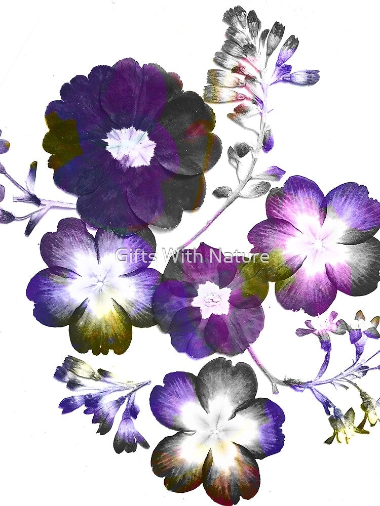 Purple Vintage Floral Flowers by Gifts With Nature T-Shirts, Hoodie, Sweatshirt | BlankRebels.com (Image 2)