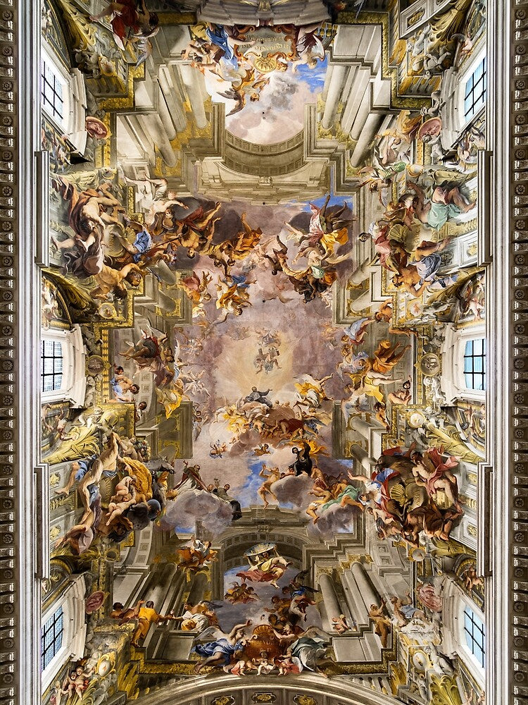 Painted Ceiling of the Church of Saint Ignatius of Loyola by Weston  Westmoreland T-Shirts, Hoodie, Sweatshirt (Image 2)
