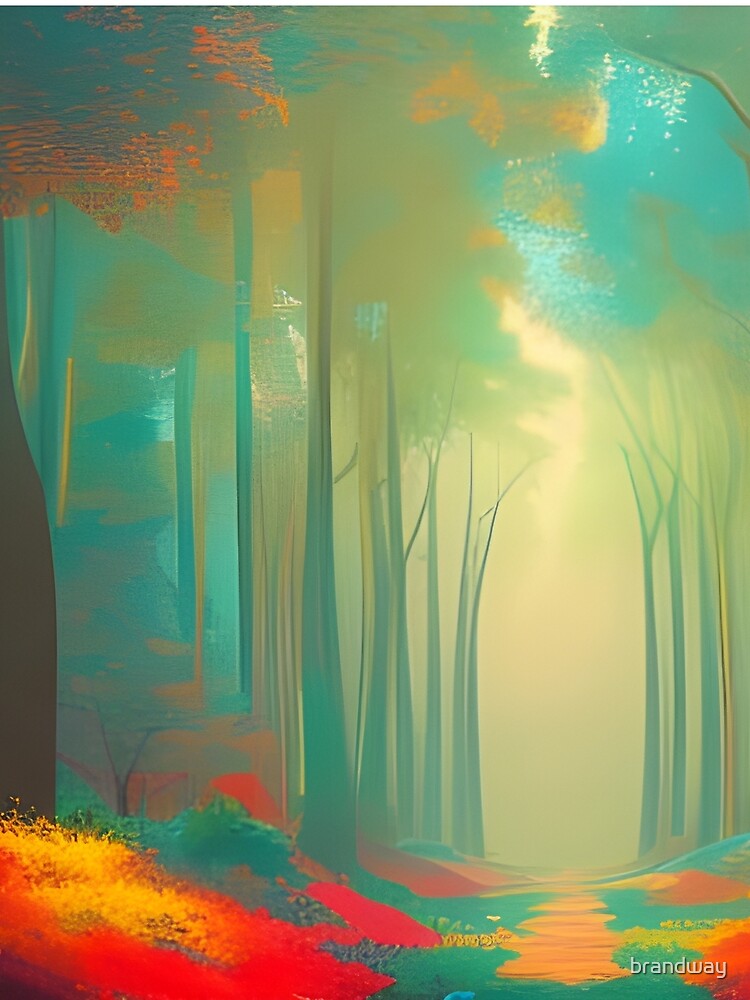 Vibrant Journey Through the Forest by brandway T-Shirts, Hoodie, Sweatshirt | BlankRebels.com (Image 2)