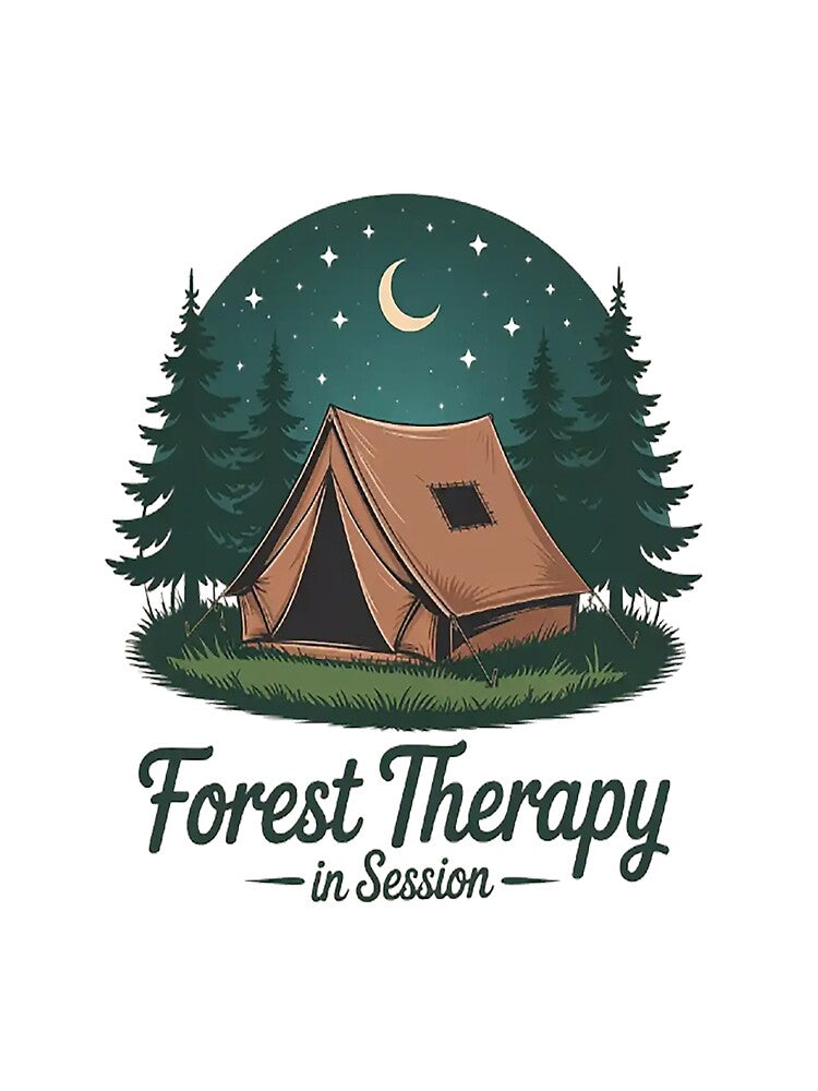 Forest therapy in session camping by TheRetroStyle T-Shirts, Hoodie, Sweatshirt | BlankRebels.com (Image 2)