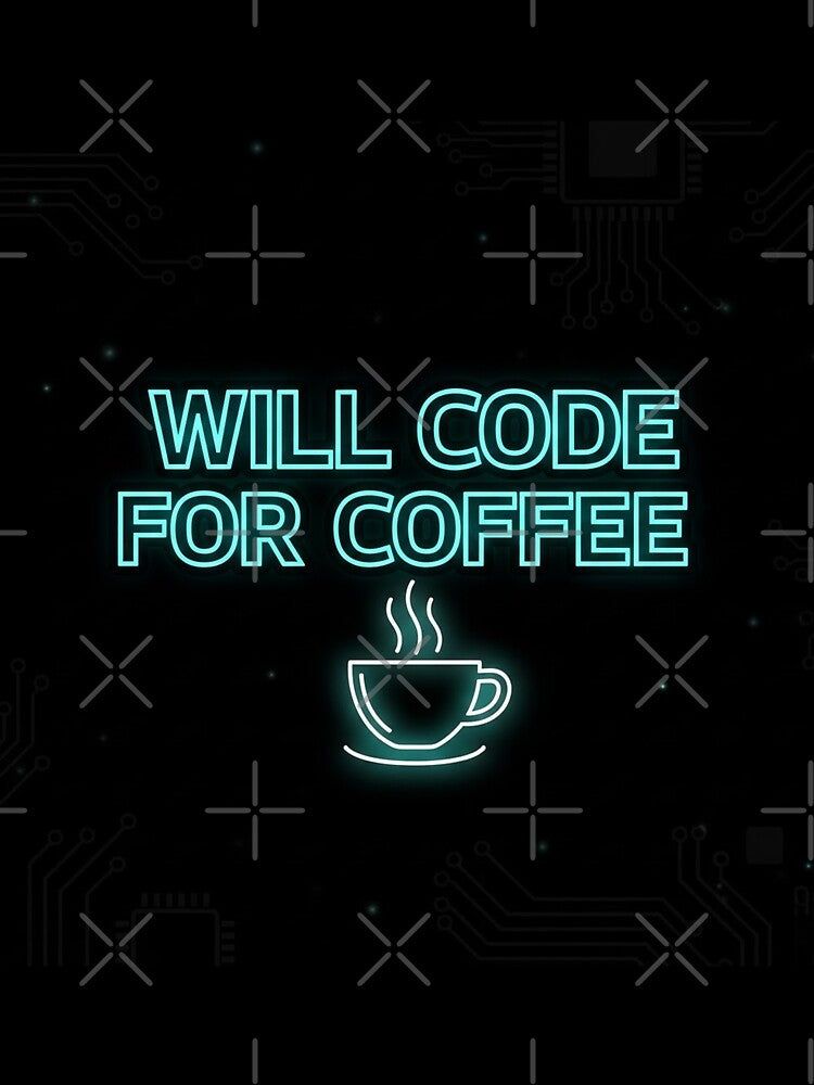 Will Code For Coffee – Programmer Life Graphic by loccotown168 T-Shirts, Hoodie, Sweatshirt | BlankRebels.com (Image 2)