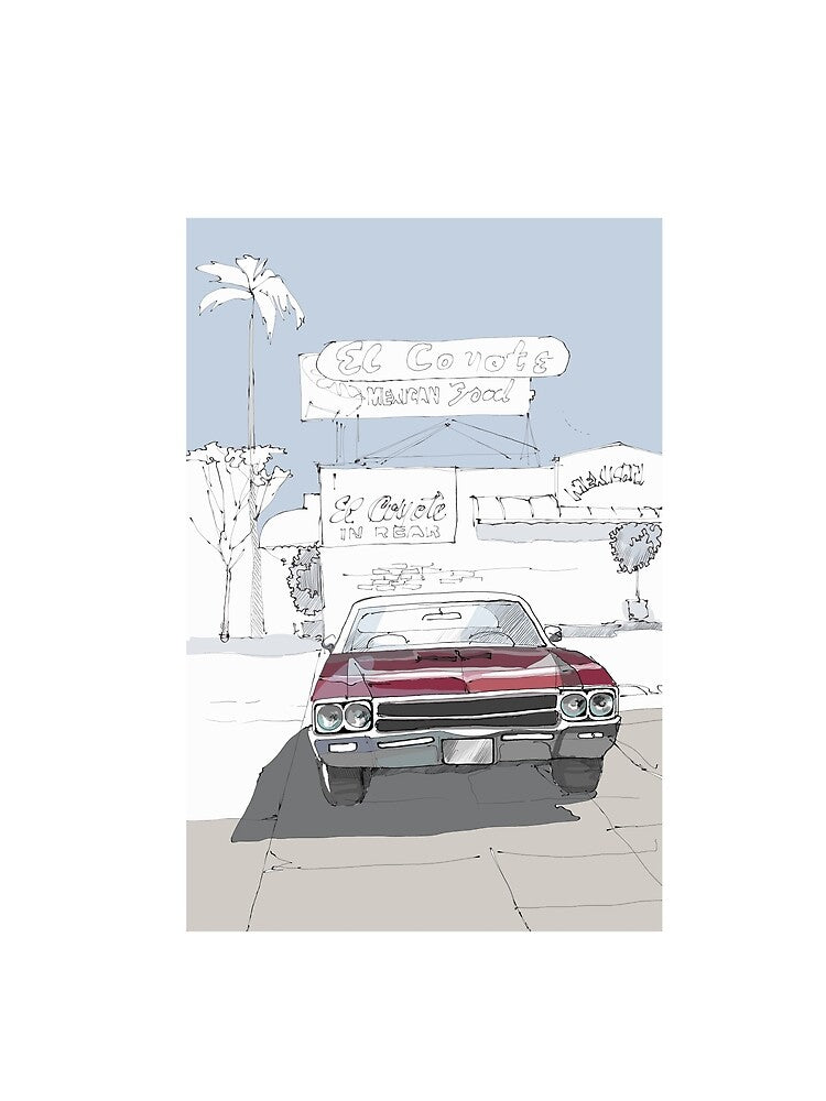 Vintage car 90 by Ekaterina Kuleva T-Shirts, Hoodie, Sweatshirt | BlankRebels.com (Image 2)