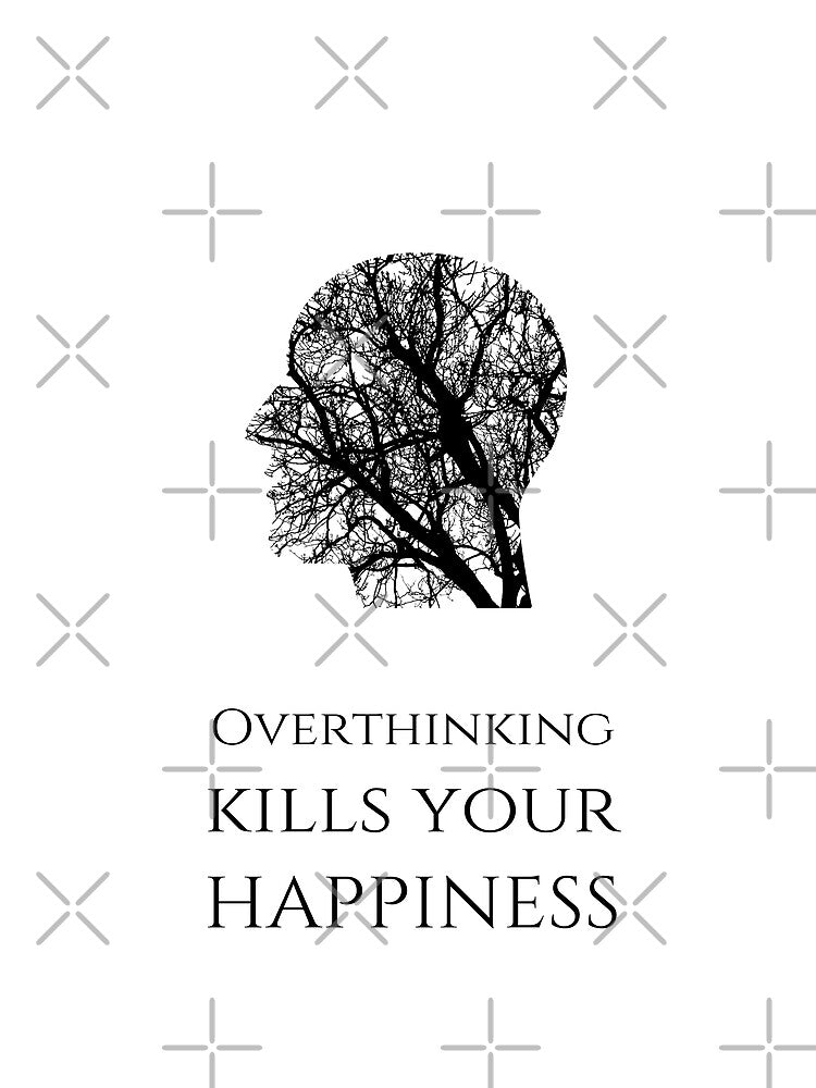 Overthinking Kills Your Happiness_13 (white) by mrGoodwin90 T-Shirts, Hoodie, Sweatshirt | BlankRebels.com (Image 2)