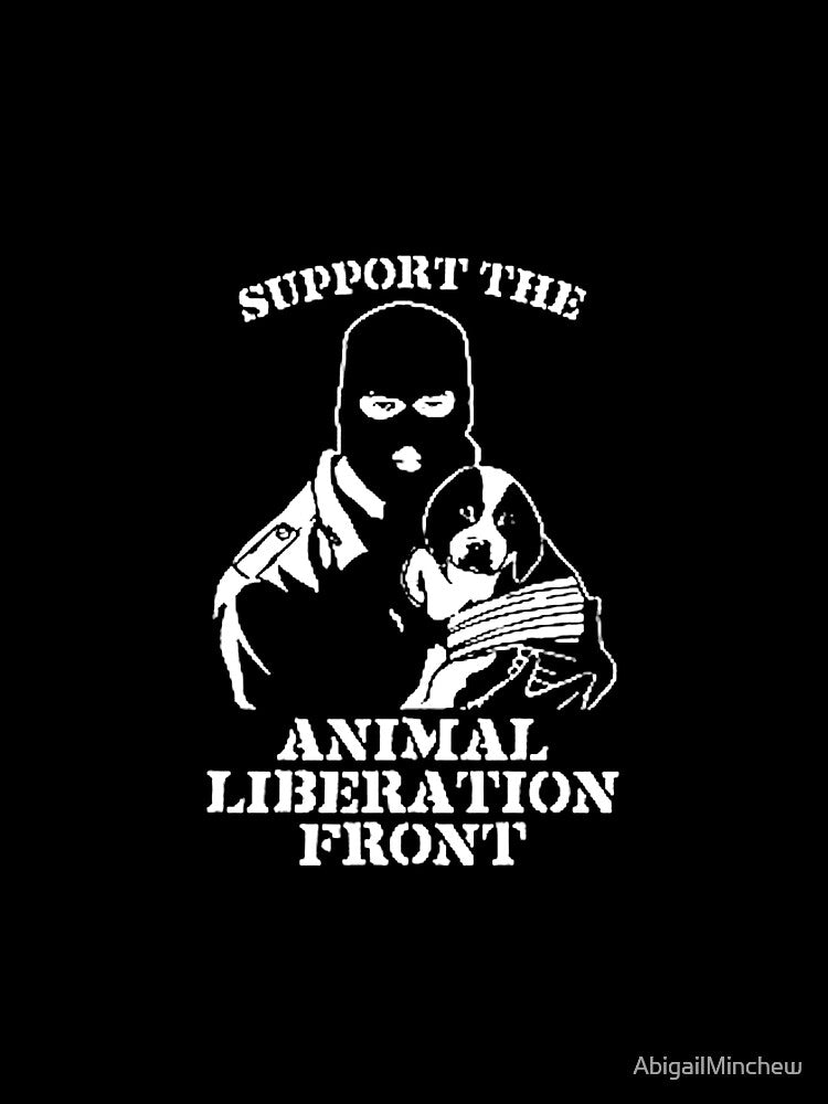 "Support the Animal Liberation Front" by AbigailMinchew T-Shirts, Hoodie, Sweatshirt | BlankRebels.com (Image 2)