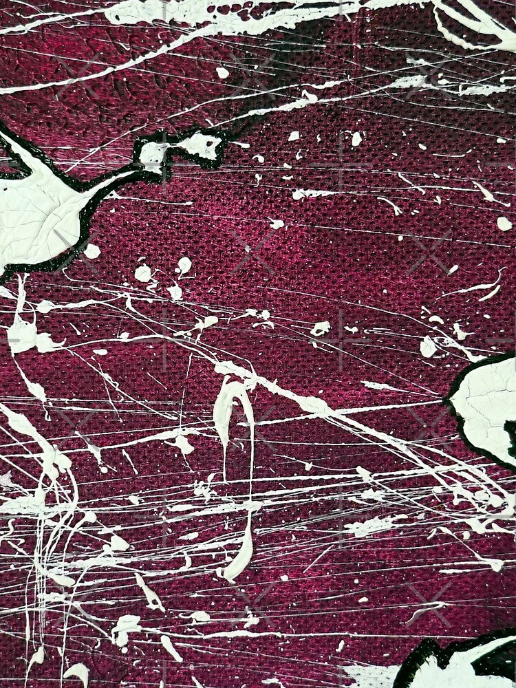 ABSTRACT ART - PURPLE - ACRYLIC - PAINTING - DECORATION by Tropical Blood T-Shirts, Hoodie, Sweatshirt (Image 2)