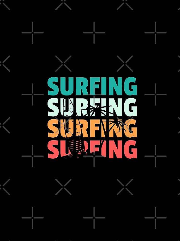 Surfing Tropical Retro by joabaj T-Shirts, Hoodie, Sweatshirt | BlankRebels.com (Image 2)