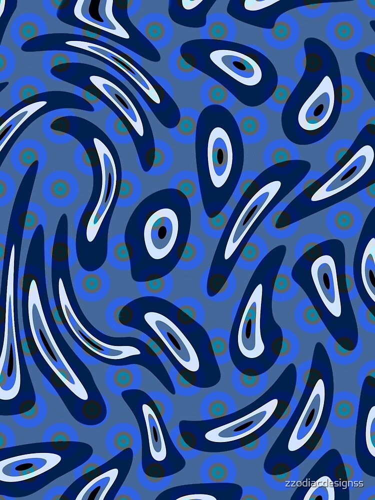 Distorted Evil Eye Pattern by zzodiacdesignss T-Shirts, Hoodie, Sweatshirt | BlankRebels.com (Image 2)