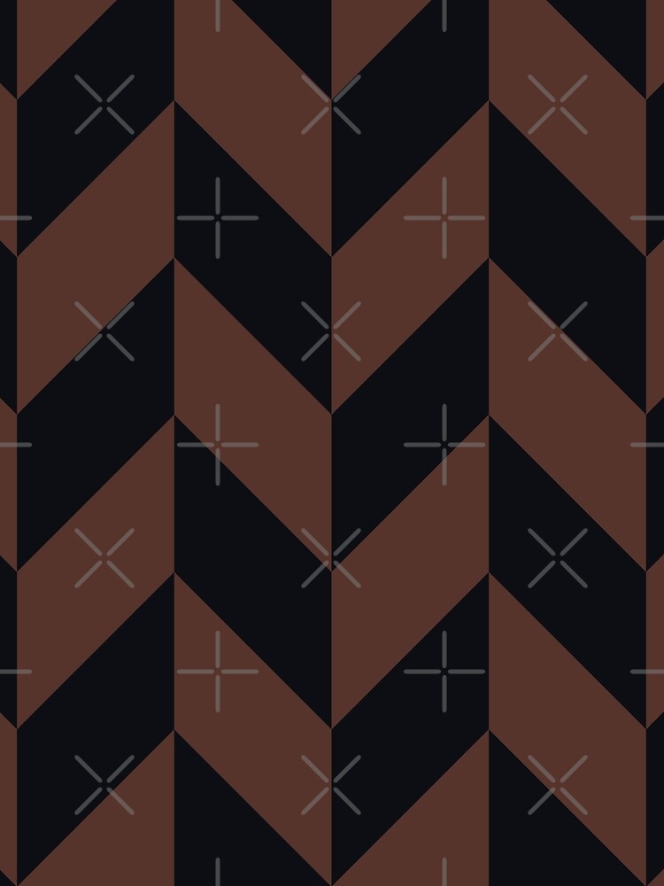 minimalist dark academia half chevron black and brown by neopop T-Shirts, Hoodie, Sweatshirt | BlankRebels.com (Image 2)
