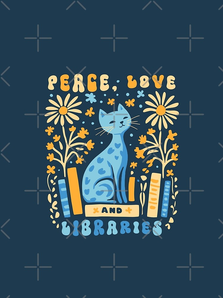 Groovy Peace Love Support Protect Local Libraries by Geek Updated T-Shirts, Hoodie, Sweatshirt | BlankRebels.com (Image 2)