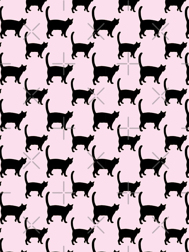 Black Cat ,Creepy Cute, Pastel Goth Design by TheNakednun