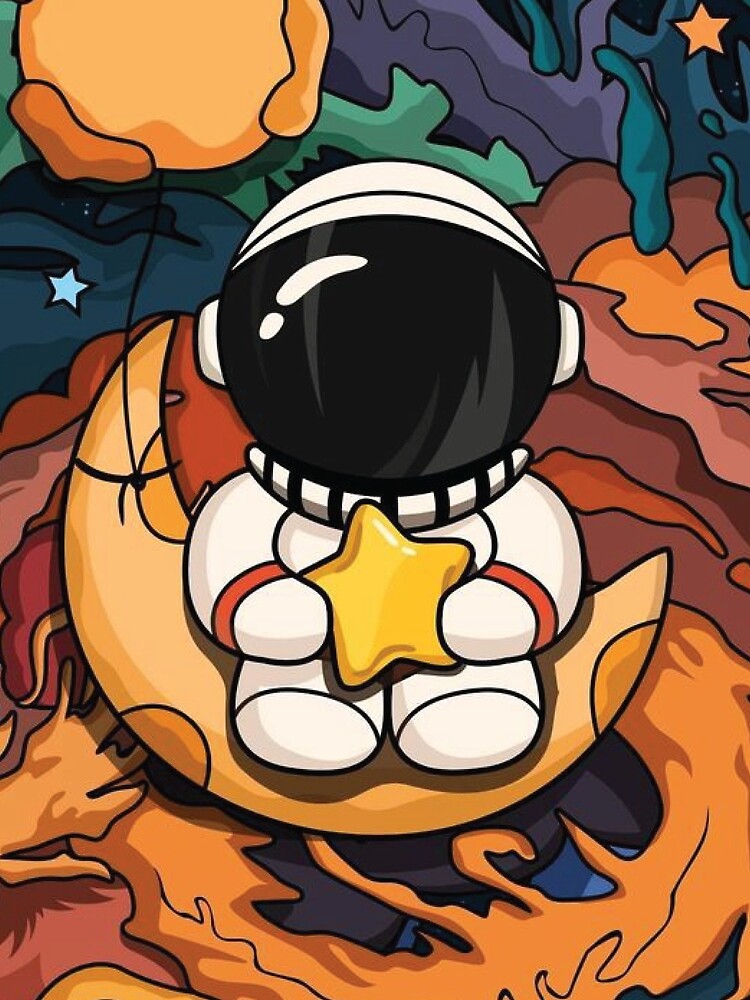 Astronaut Holding Planet In Space by El Mehdi Mabrouk T-Shirts, Hoodie, Sweatshirt | BlankRebels.com (Image 2)
