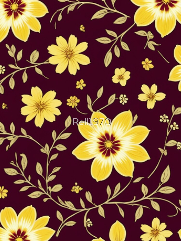 Unique Burgundy And Yellow Design by Rell1970 T-Shirts, Hoodie, Sweatshirt | BlankRebels.com (Image 2)