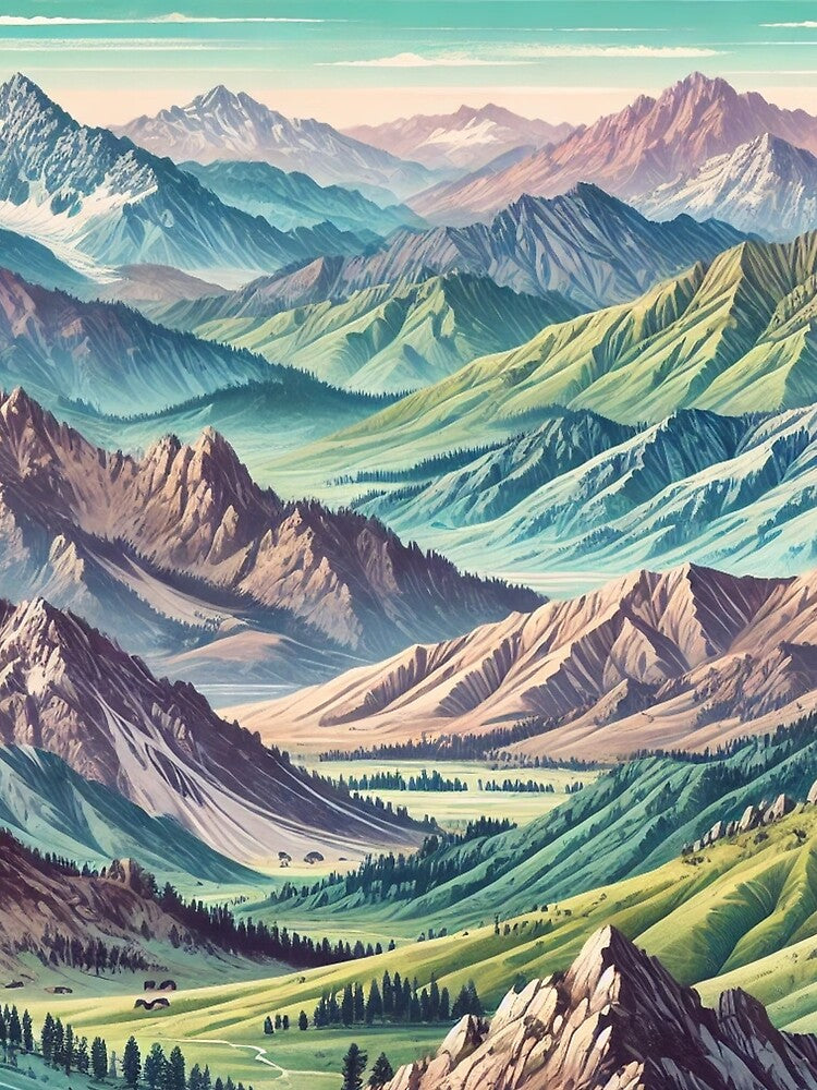 The Mountain Range by Lukal00 T-Shirts, Hoodie, Sweatshirt | BlankRebels.com (Image 2)
