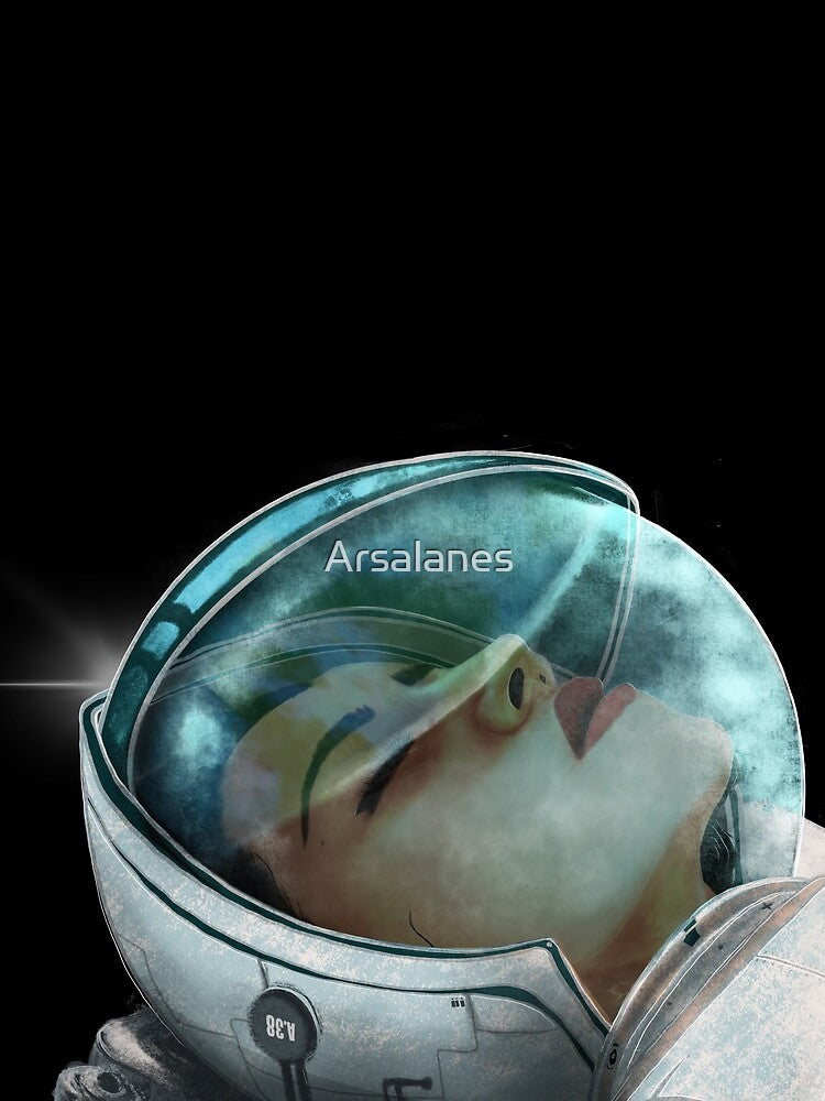 Astronaut Girl | Floating in Space by Arsalanes T-Shirts, Hoodie, Sweatshirt | BlankRebels.com (Image 2)