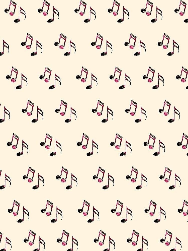 MUSIC NOTES PATTERN by BrownGirlMantra T-Shirts, Hoodie, Sweatshirt | BlankRebels.com (Image 2)