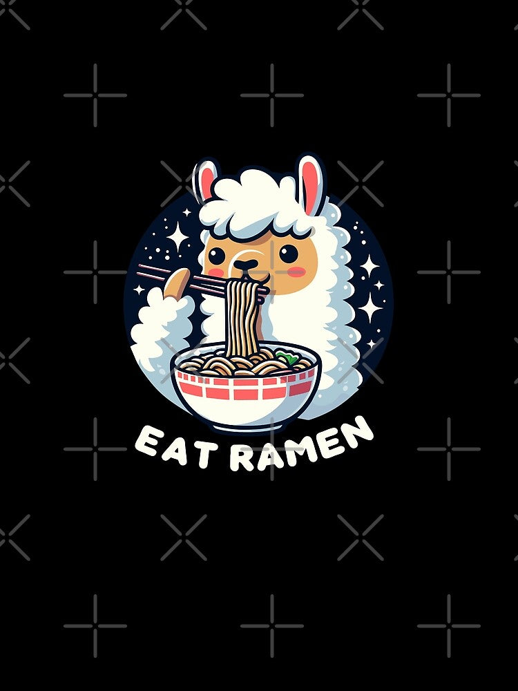 Llama Eat Ramen by Designowner T-Shirts, Hoodie, Sweatshirt | BlankRebels.com (Image 2)