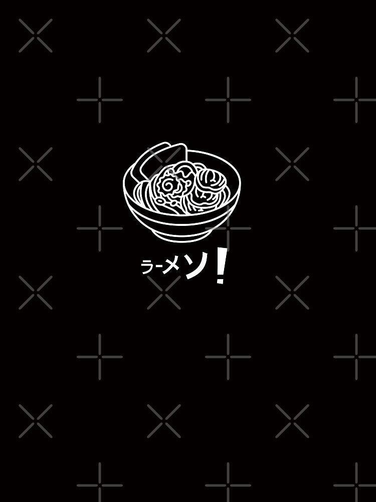 Manga Style Ramen Lovers, Katakana Ramen by rllgrck T-Shirts, Hoodie, Sweatshirt | BlankRebels.com (Image 2)