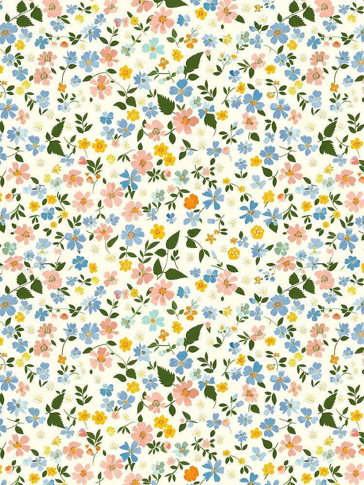 Dark academia aesthetic small floral pattern by EternalScholar T-Shirts, Hoodie, Sweatshirt | BlankRebels.com (Image 2)