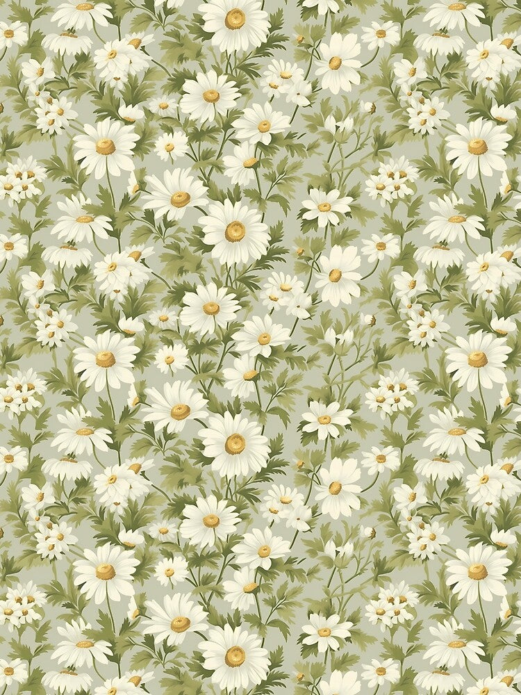 Daisy - April Birthday - Seamless Vintage Print by OrganizeMe T-Shirts, Hoodie, Sweatshirt | BlankRebels.com (Image 2)
