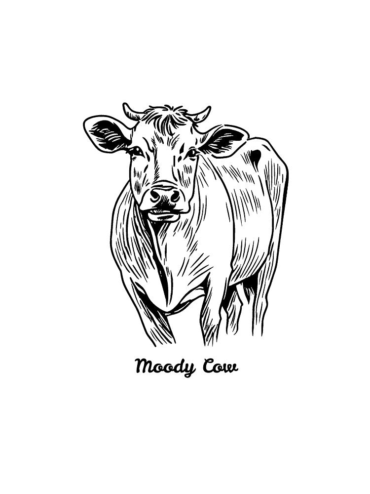 Moody Cow by mirohike T-Shirts, Hoodie, Sweatshirt | BlankRebels.com (Image 2)