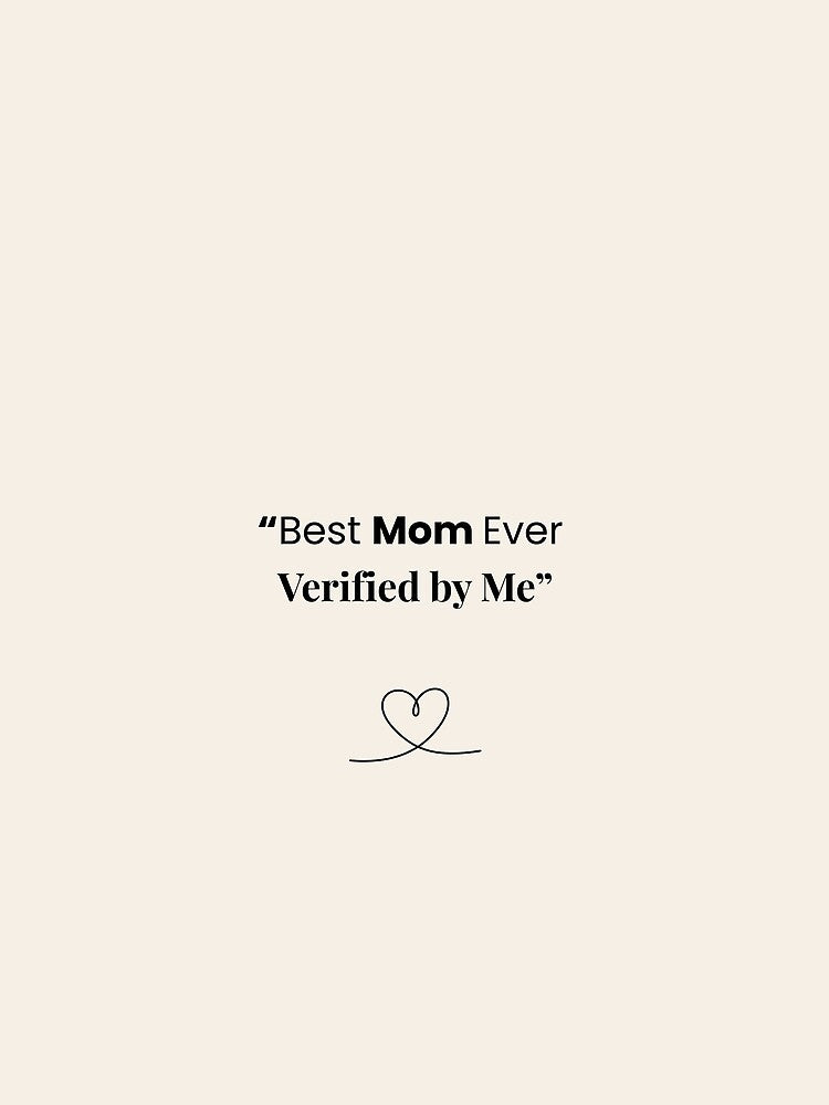 Best Mom Ever Verified by Me – Mother’s Day Gift by Minimal drops T-Shirts, Hoodie, Sweatshirt | BlankRebels.com (Image 2)