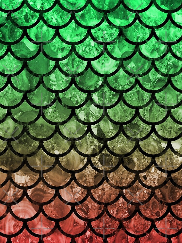 Green Red Dragon Scales by HomeLivingCo T-Shirts, Hoodie, Sweatshirt | BlankRebels.com (Image 2)