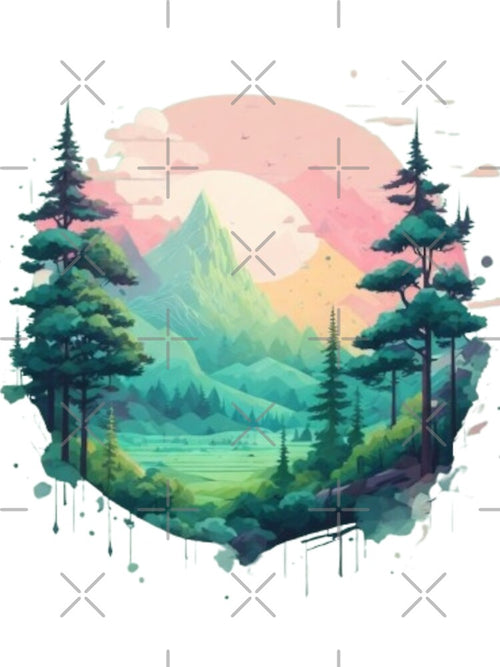 001 Pine Forest by Alexis Art Collection T-Shirts, Hoodie, Sweatshirt | BlankRebels.com (Image 2)