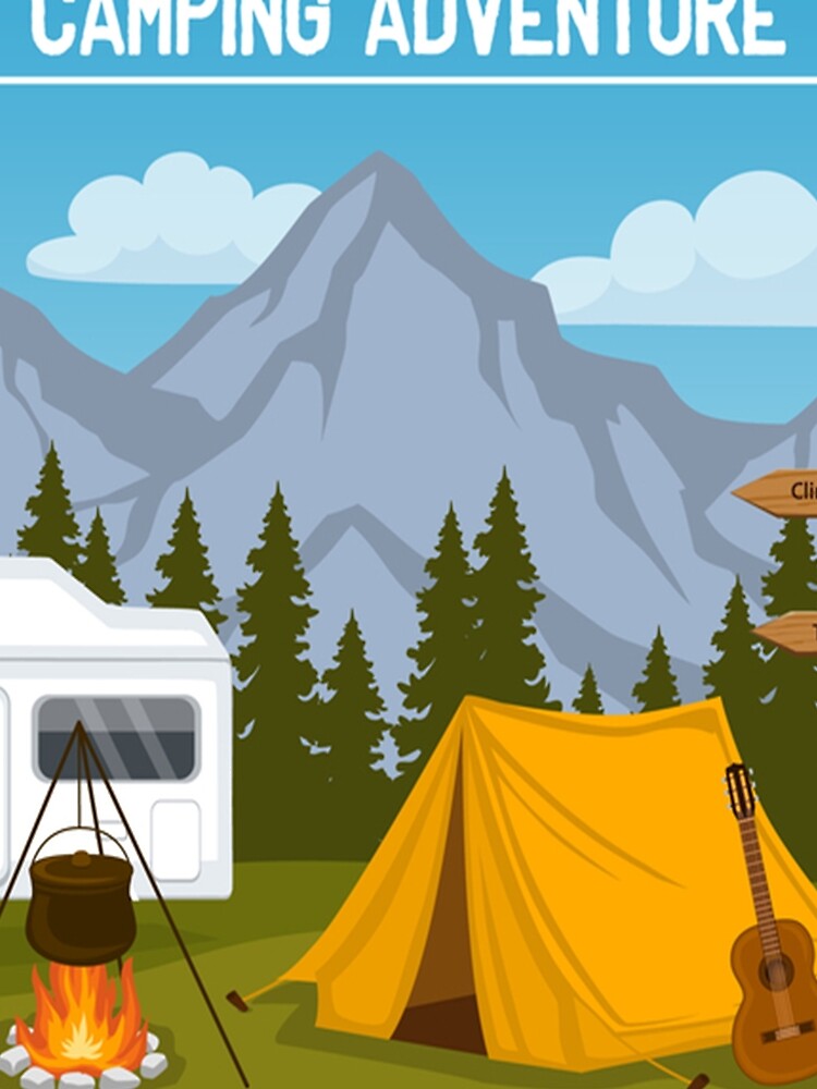Camping Adventure by MatildaWatson T-Shirts, Hoodie, Sweatshirt | BlankRebels.com (Image 2)