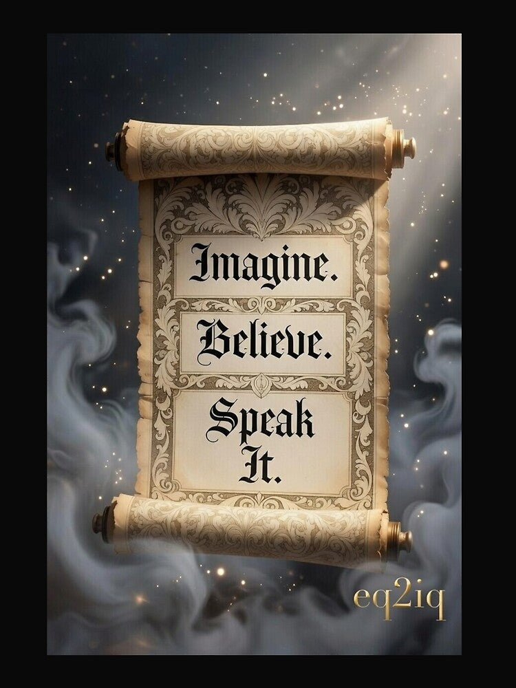 imagine believe and speak it by Eq2iq T-Shirts, Hoodie, Sweatshirt | BlankRebels.com (Image 2)