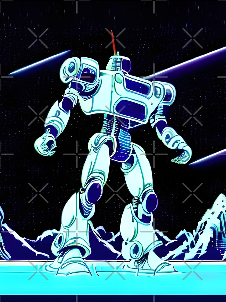 ANIME ROBOT ICY MOUNTAIN SKY by Danzdma T-Shirts, Hoodie, Sweatshirt | BlankRebels.com (Image 2)
