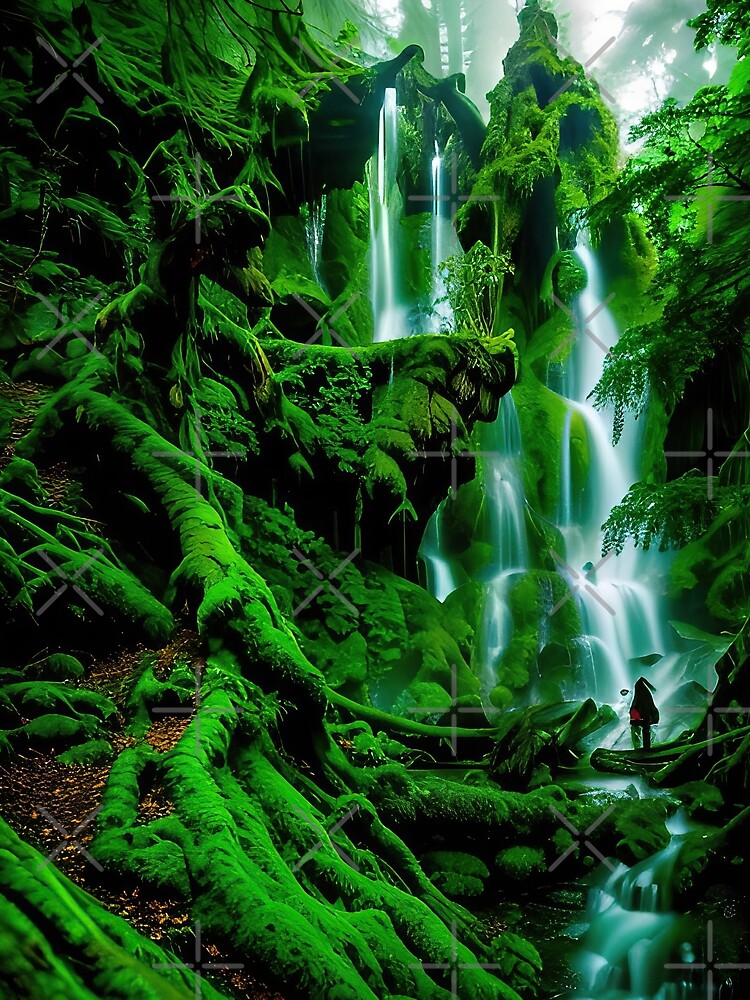 A beautiful lush Fairycore Elf forest. by PixieDustAIArt T-Shirts, Hoodie, Sweatshirt | BlankRebels.com (Image 2)