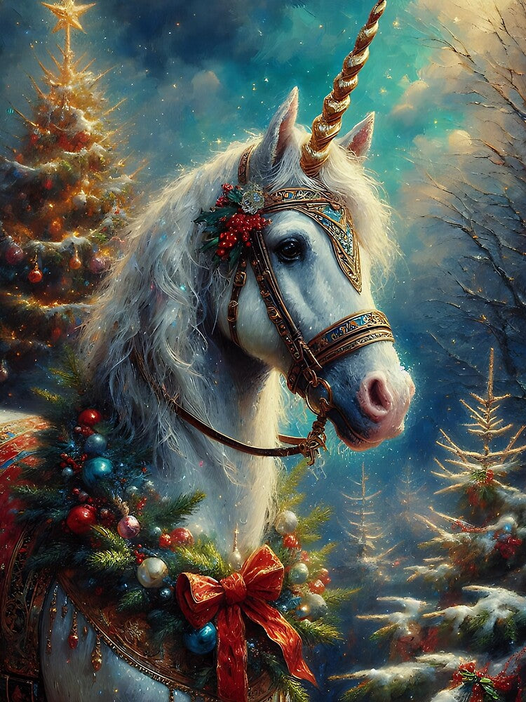 Christmas Unicorn by I-I-Trading-Co T-Shirts, Hoodie, Sweatshirt | BlankRebels.com (Image 2)