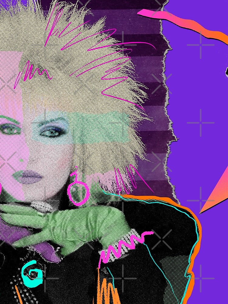 IVANA 80S STYLE COLORS PURPLE BACKGROUND by DISCODISCOMX by DiscoDiscoMx T-Shirts, Hoodie, Sweatshirt (Image 2)