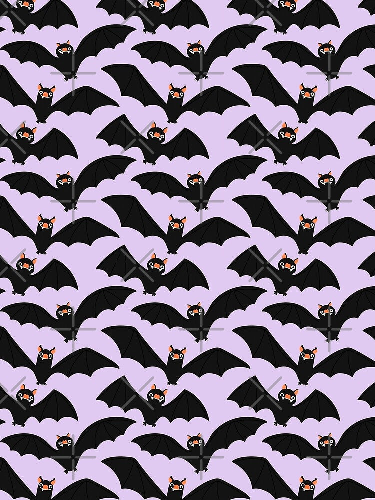 Bubble Goth Pastel Bats Design by TheNakednun