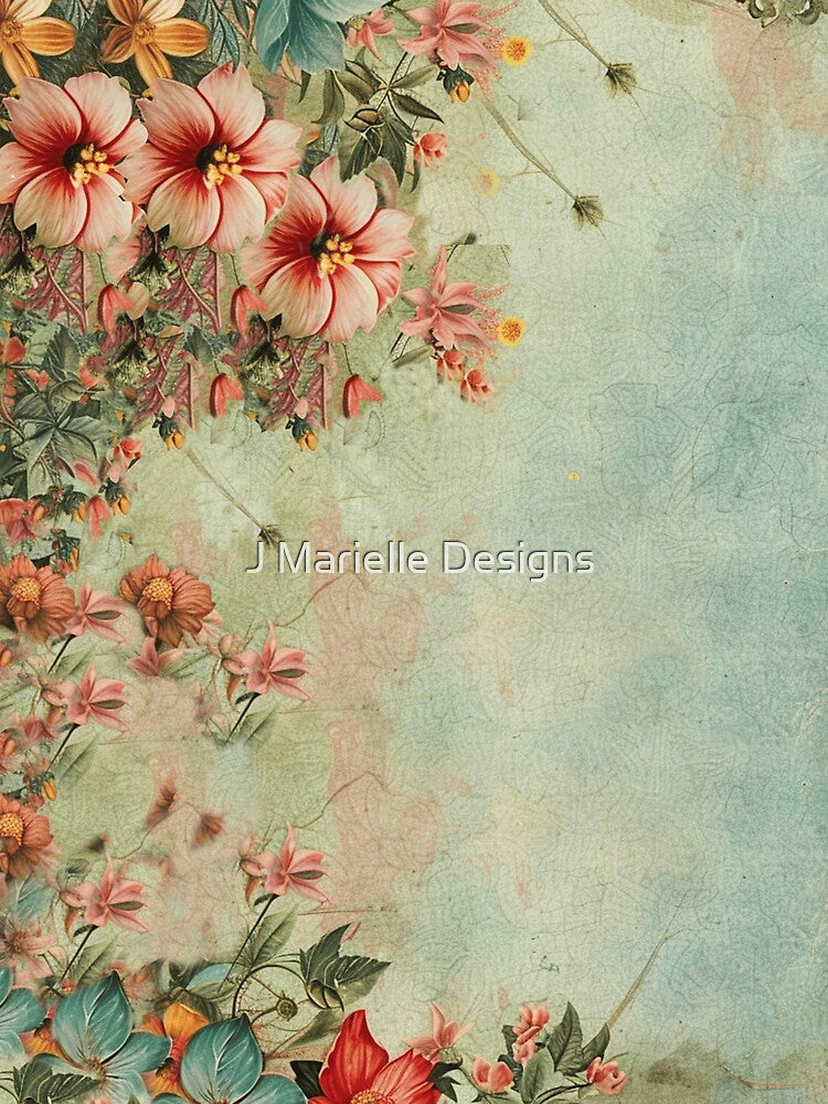 Vintage Boho Floral 3 by J Marielle Designs