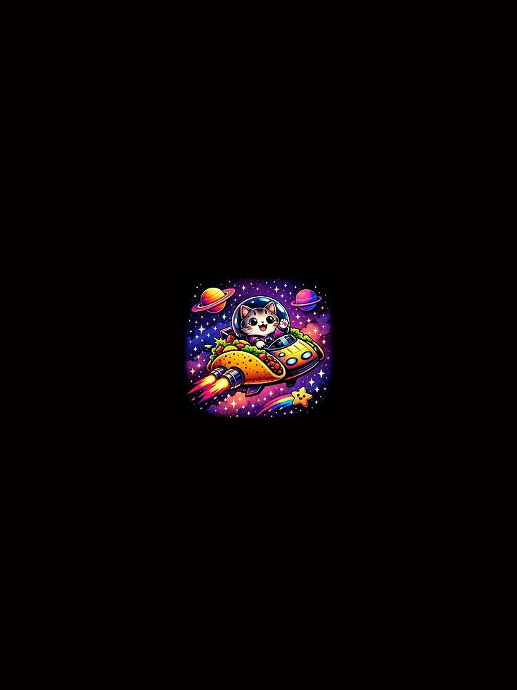 Kawaii Taco Cat Space Explorer by KAura777 T-Shirts, Hoodie, Sweatshirt | BlankRebels.com (Image 2)