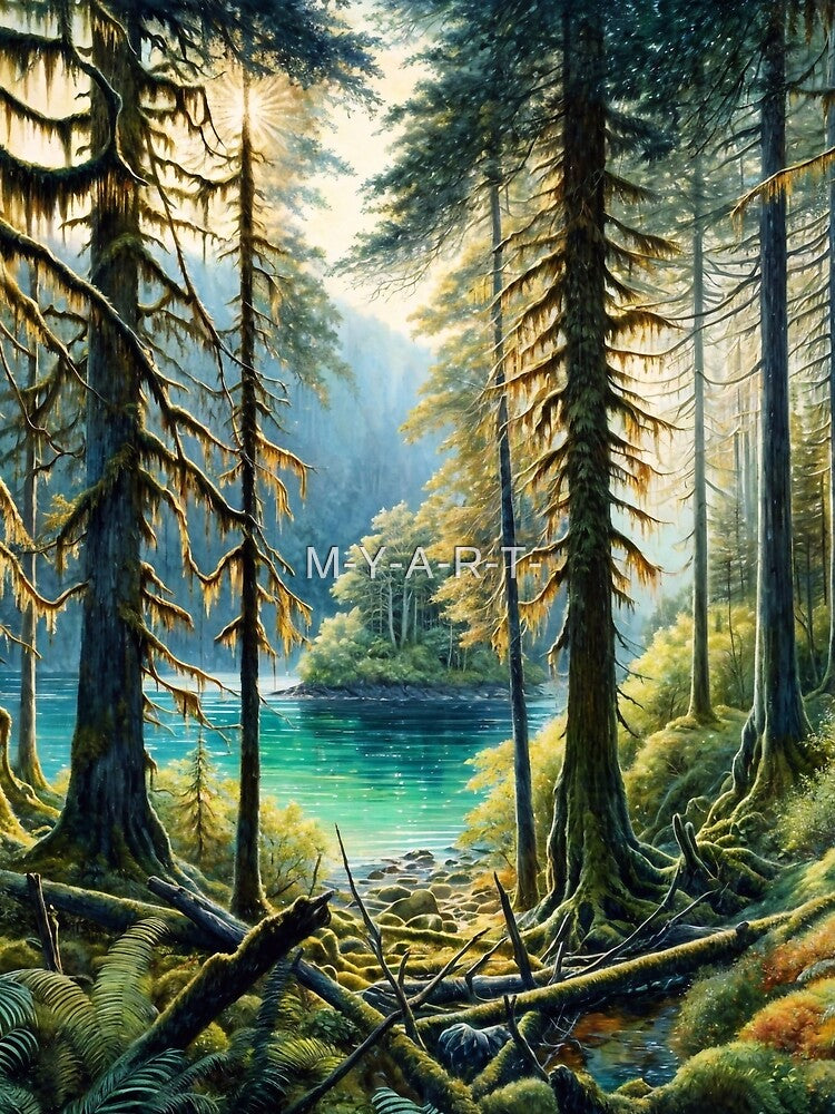 Old Growth Forest by M-Y-A-R-T- T-Shirts, Hoodie, Sweatshirt | BlankRebels.com (Image 2)