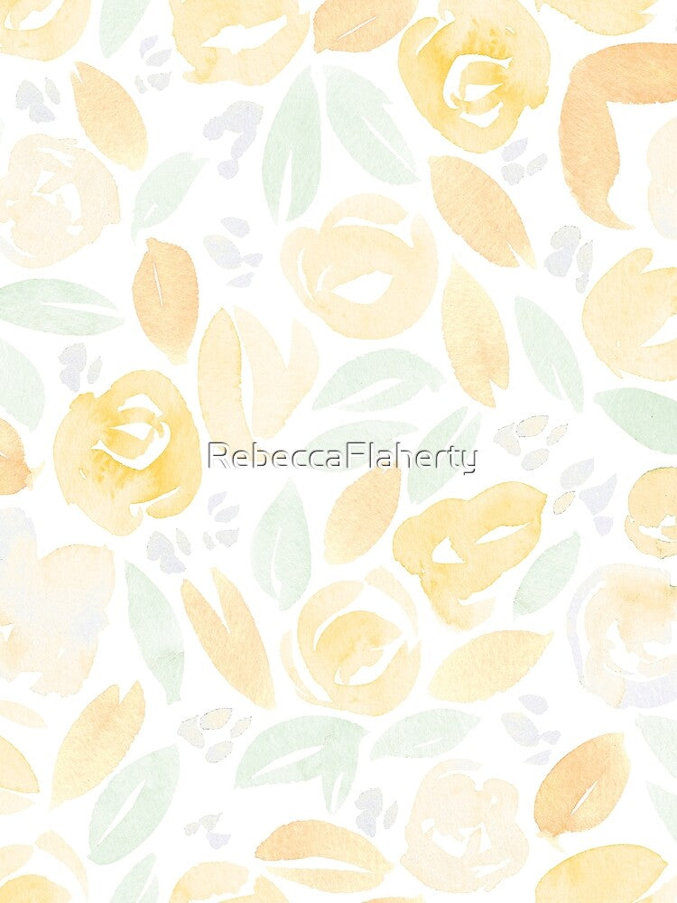 Floral Pattern #2 | Peach Mint Palette by RebeccaFlaherty T-Shirts, Hoodie, Sweatshirt | BlankRebels.com (Image 2)