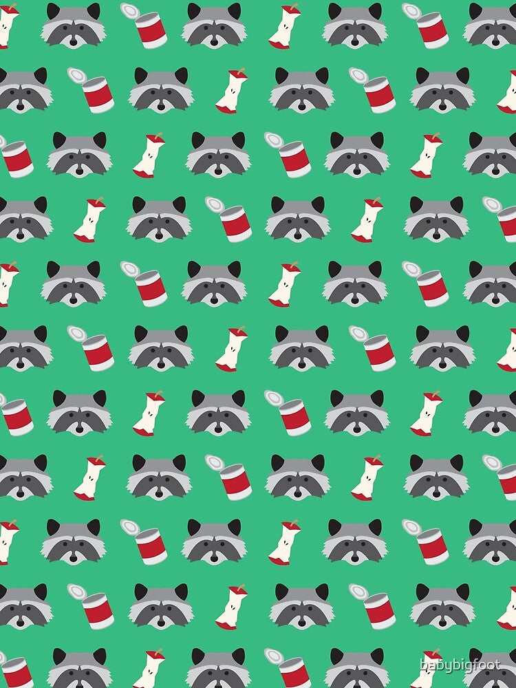 Trash Panda Pattern by babybigfoot T-Shirts, Hoodie, Sweatshirt | BlankRebels.com (Image 2)