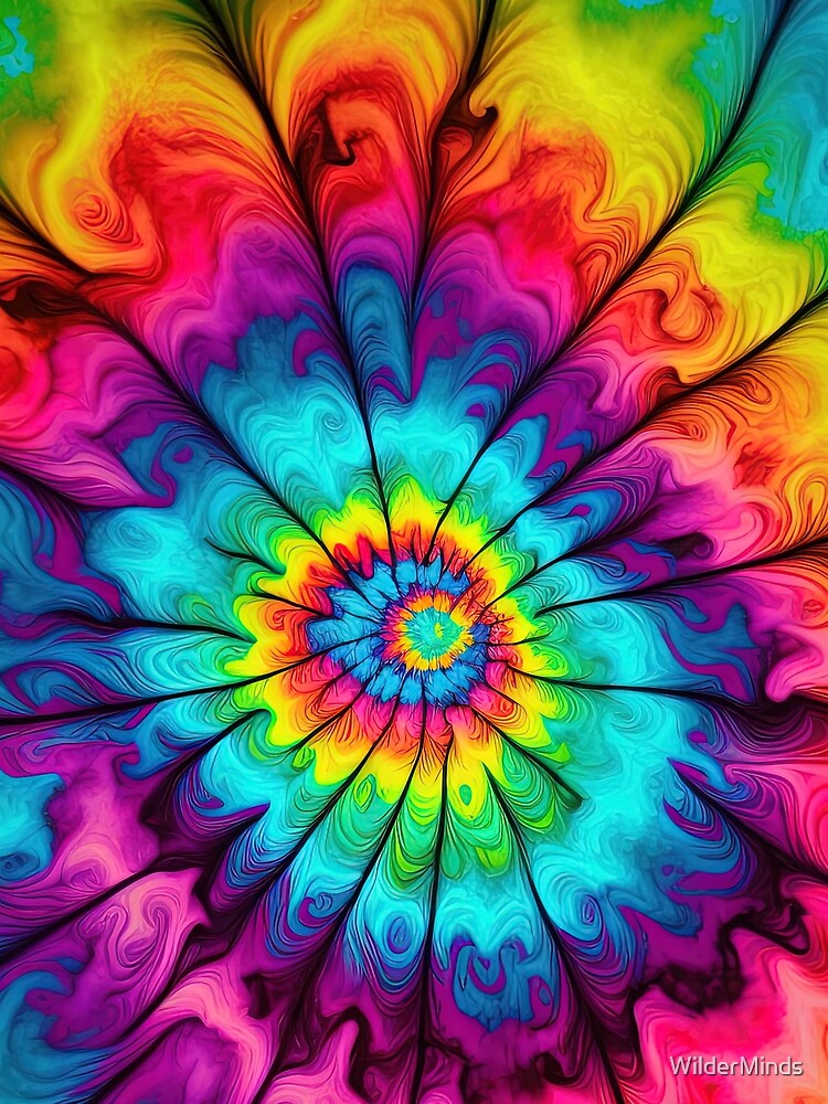 Trippy Tie-dye Hippie Style by WilderMinds T-Shirts, Hoodie, Sweatshirt | BlankRebels.com (Image 2)