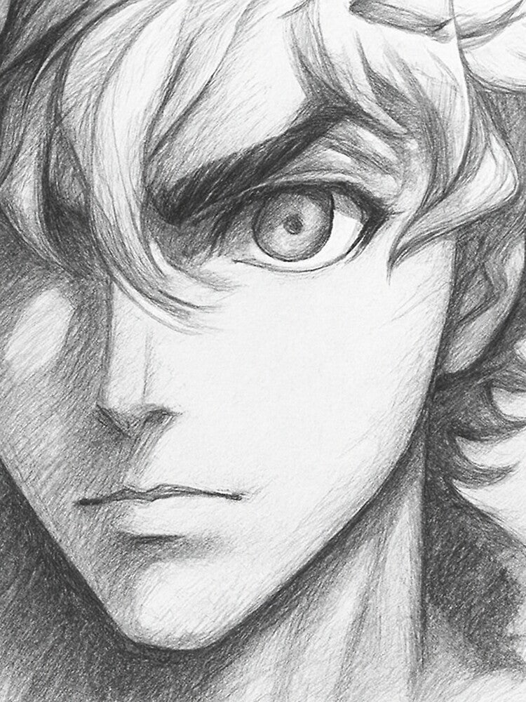 Expressive Manga Sketch – Intense Eye by FusionNexusArt T-Shirts, Hoodie, Sweatshirt | BlankRebels.com (Image 2)