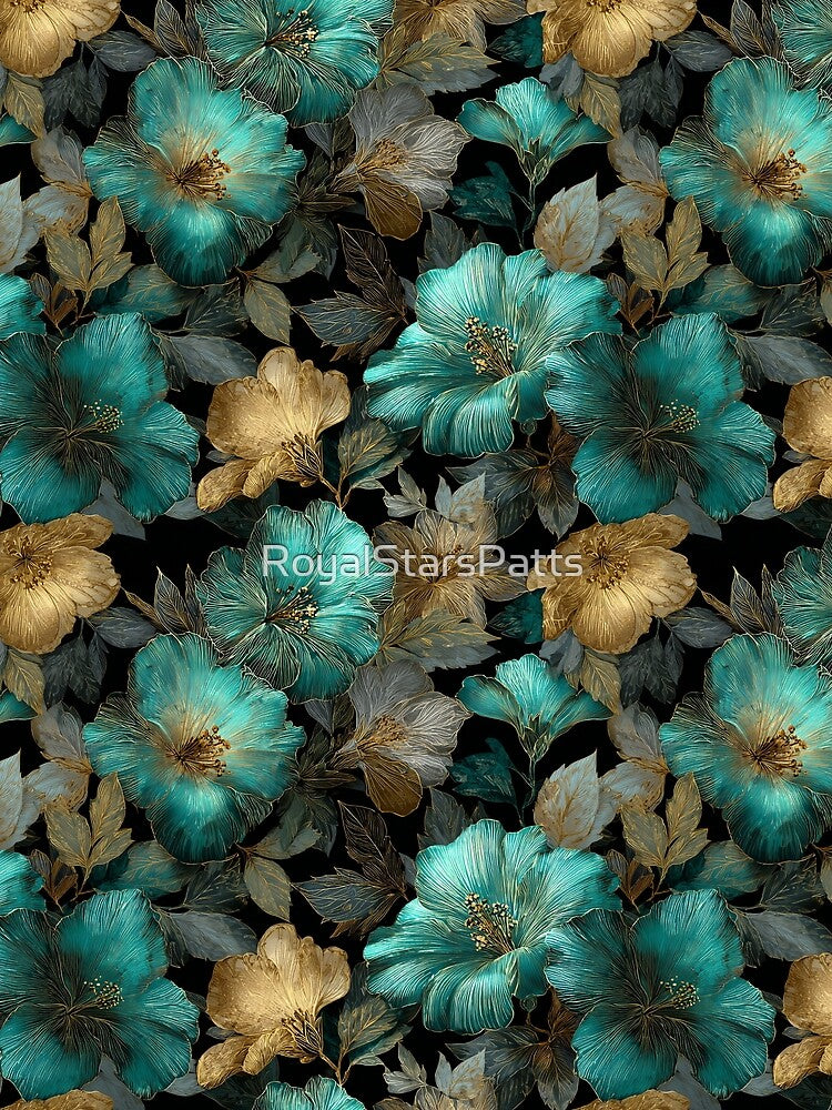 Beautiful Blooming Tropical Floral Texture For Summer Gift by RoyalStarsPatts T-Shirts, Hoodie, Sweatshirt (Image 2)