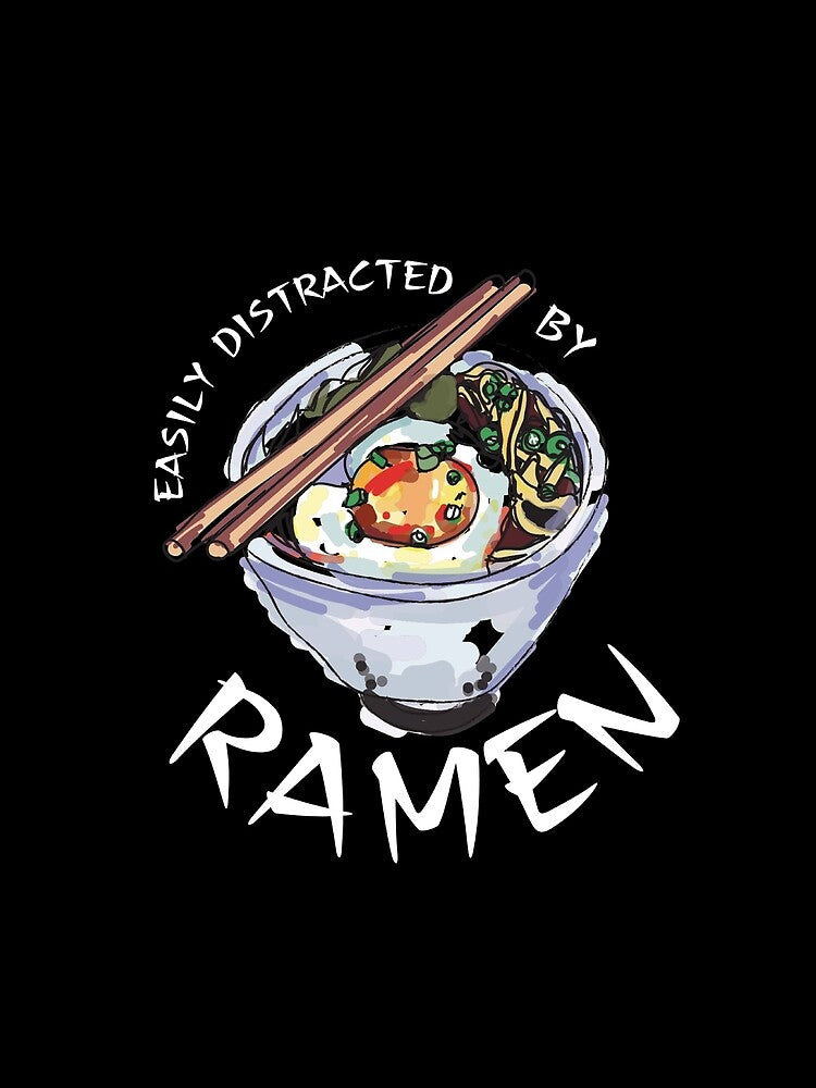 easily distracted by ramen by Bizarro23 T-Shirts, Hoodie, Sweatshirt | BlankRebels.com (Image 2)